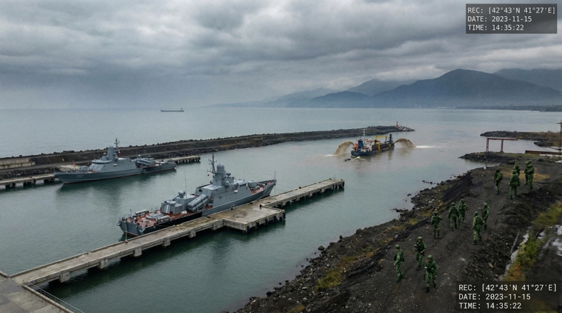 Russia Builds Naval Haven in Occupied Georgia